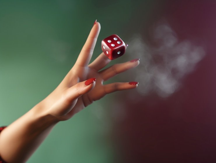 Studio dealer langsung Joker Gaming dengan layar multi-kamera di sarangdomino
